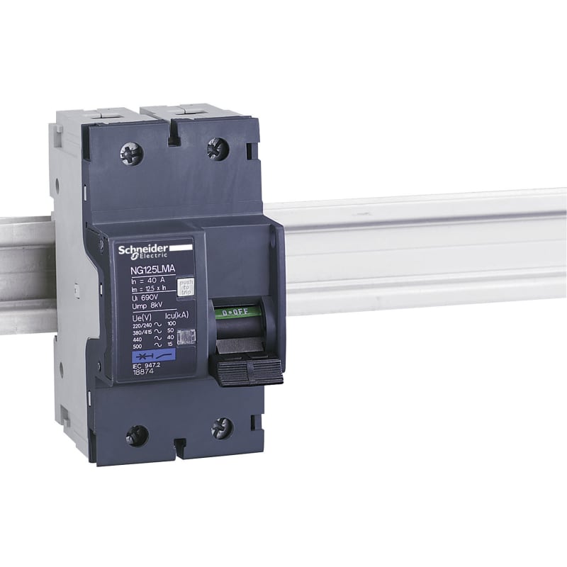 Miniature circuit breaker NG125LMA 2P 10A (18870)