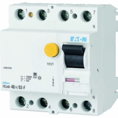 Residual current circuit breaker 63A 4P 100MA F