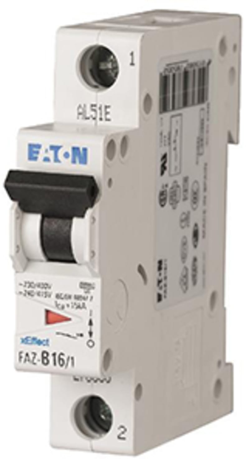 Eaton FAZ-Z13/1 Miniature Circuit Breaker — 1P, Type Z, 13 A, 15 kA