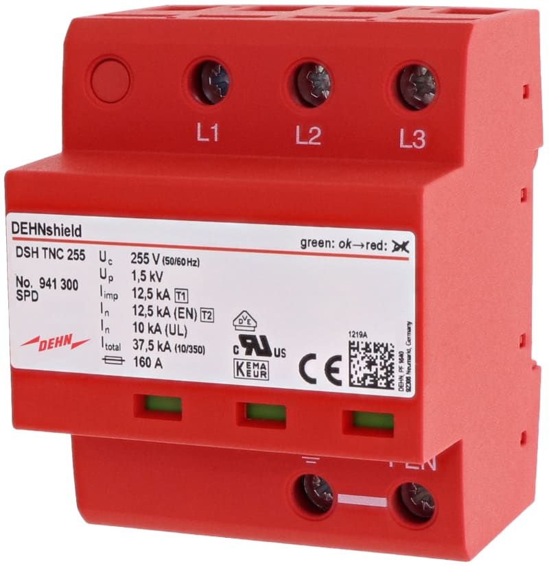 Surge protection device Type 1+2+3 for TNC (941300)