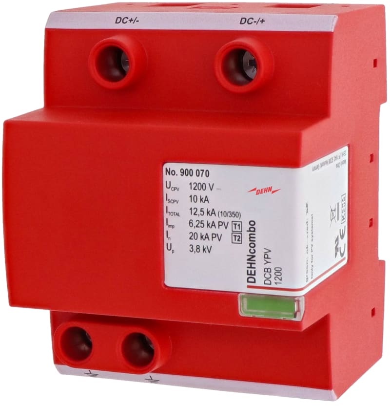 Surge protection device Type 1+2 1200V DC (900070)