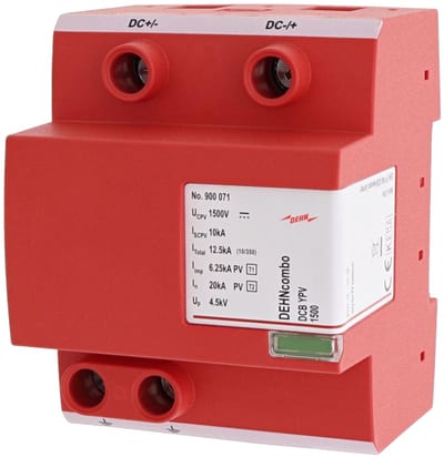 Surge protection device Type 1+2 1500V DC
