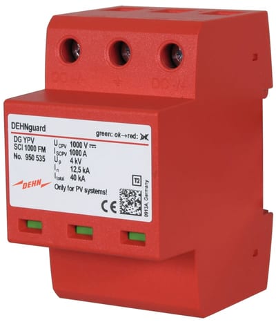 Surge protection device Type 2 compact DC FM