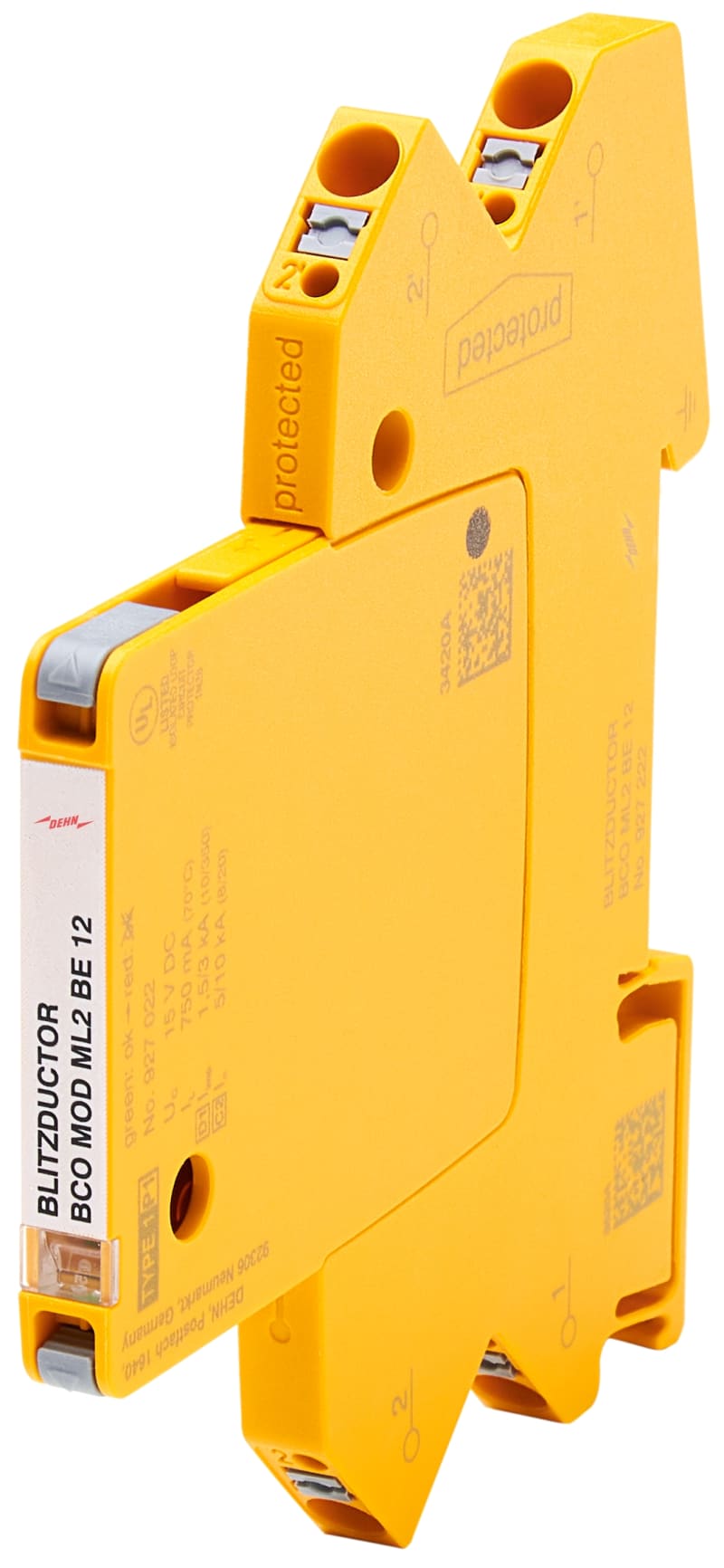 Signalprotection 12V pluggable (927222)