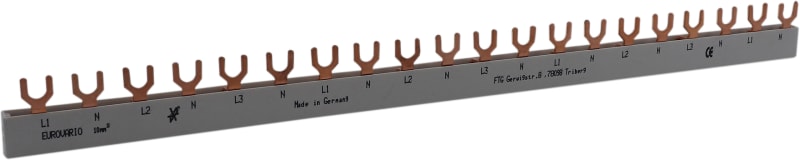 Busbar. 20M 4P L1-N-L2-N-L3 10mm² (LAR ES42010NA)