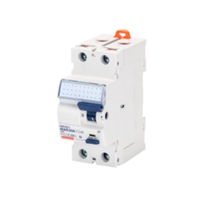 Malthe Winje GWD4052 Residual Current Circuit Breaker (RCCB) — Type A, 2-Pole, 63 A, 30 mA, 2 Modules