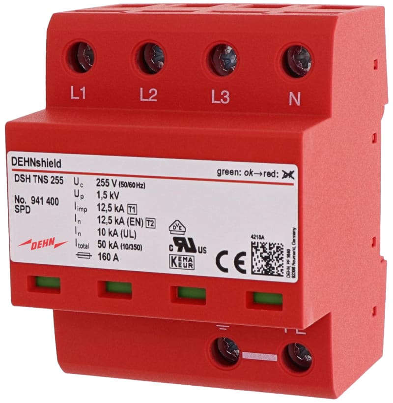 Surge protection device Type 1+2+3 for TNS (941400)