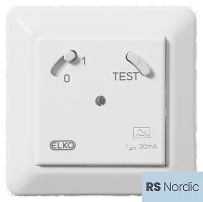 Residual current circuit breaker Flush RS PURE WHITE