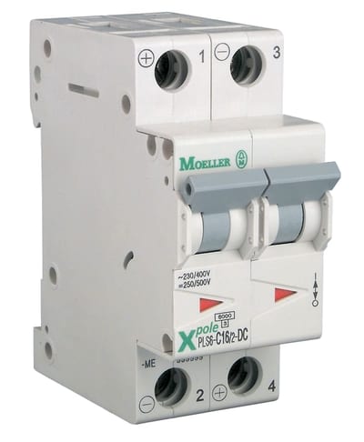 MCB 6A 2P/C DC (PLS6-C6/2-DC)