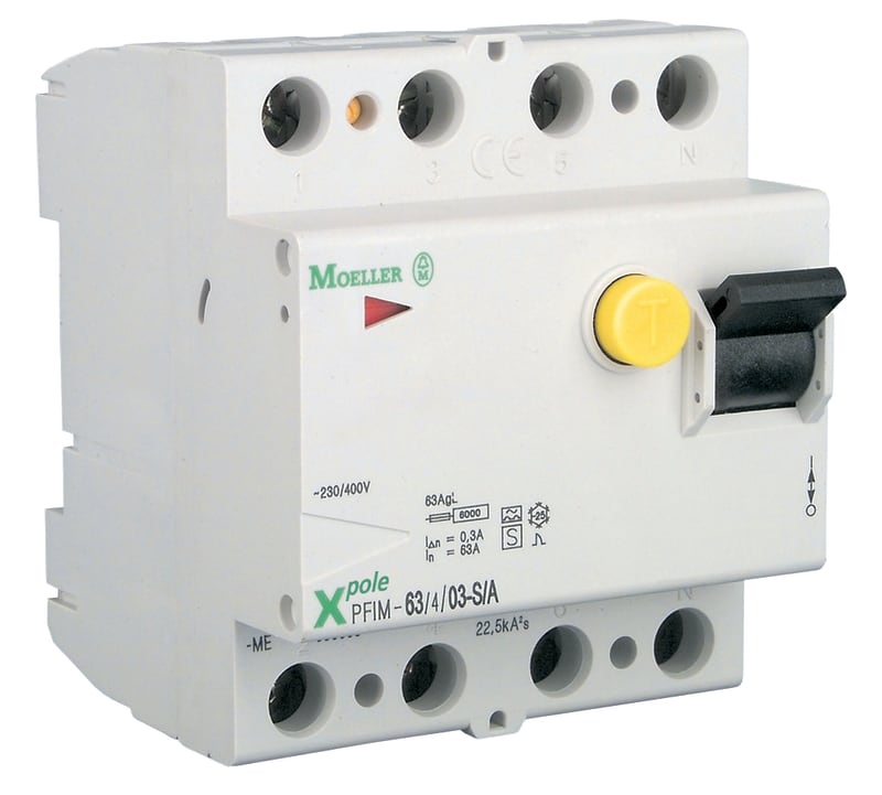Residual current circuit breaker 63A 4P 100MA S/A (PFIM-63/4/01-S/A)