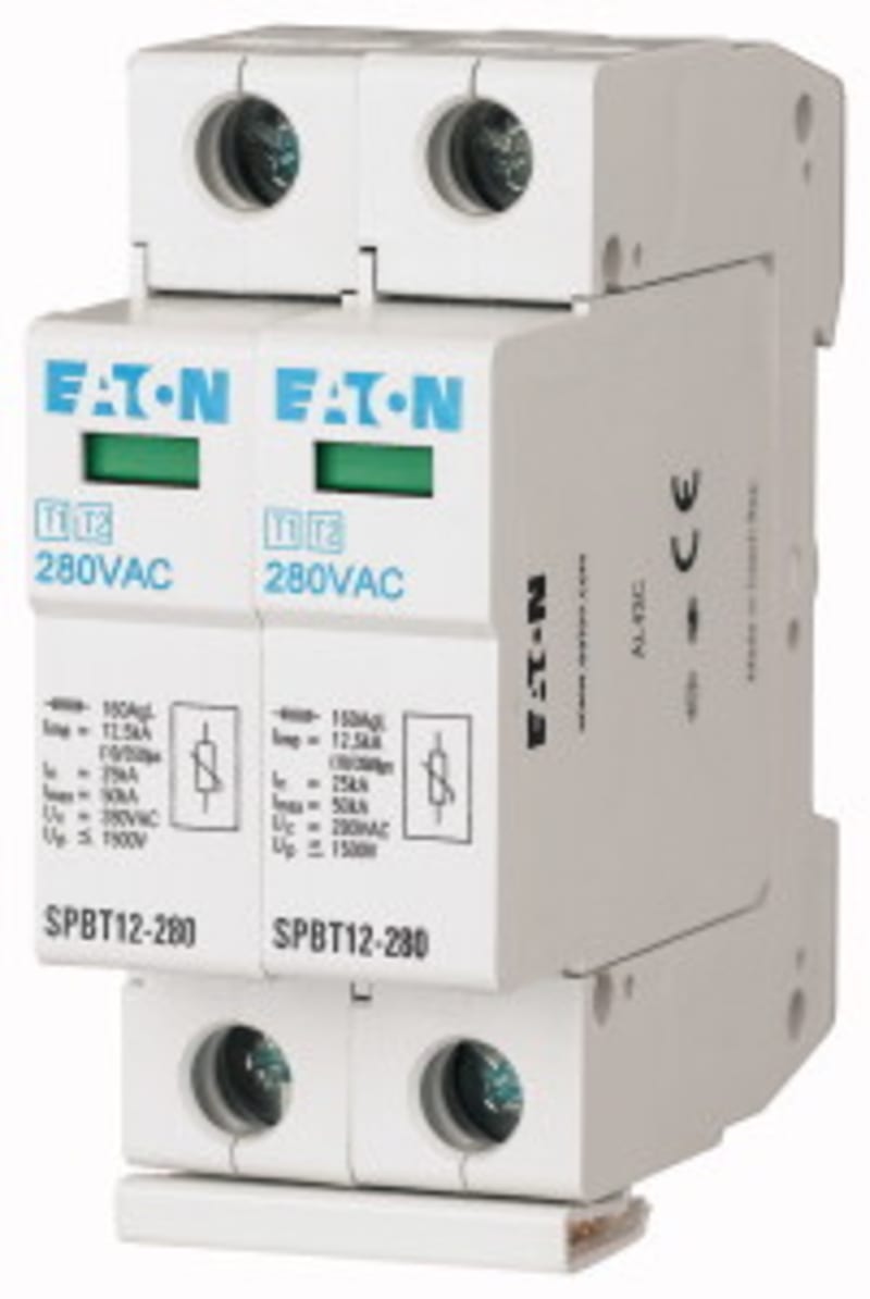 Surge Protection Device Class B/C (Type 1+2), 2-Pole (158309)