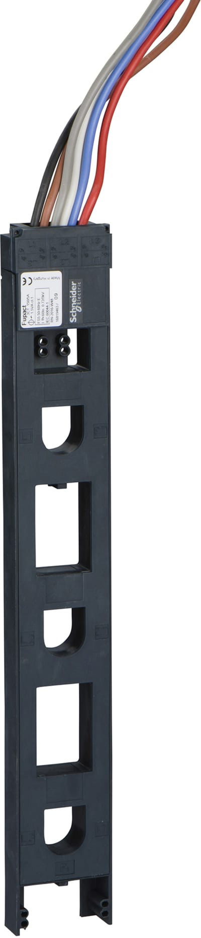 Schneider Electric Single block with 3 current transformers, FuPacT ISFL160, 3 poles, class 1, 150/5A, 1.5VA LV480881