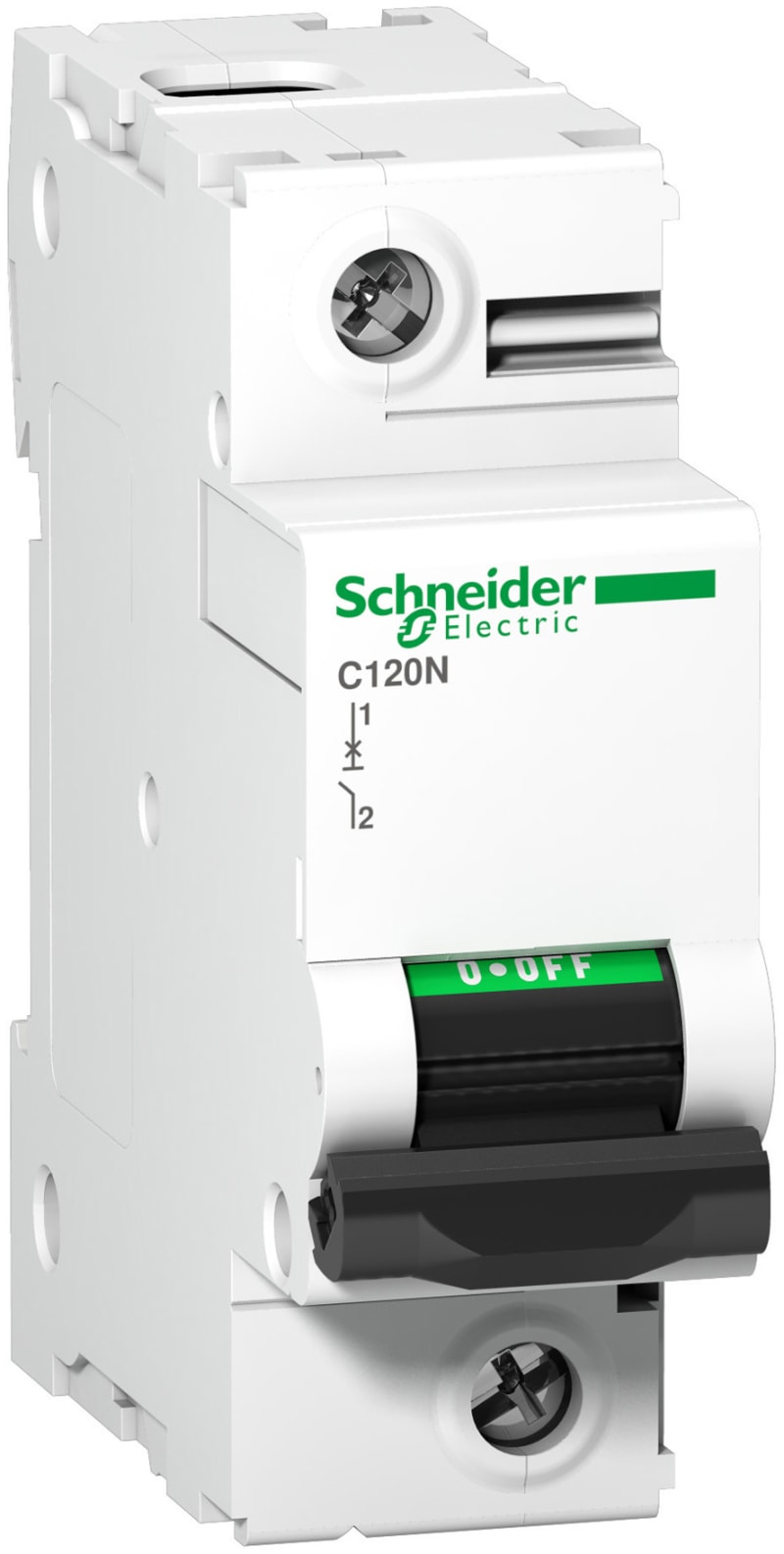 Schneider Electric Miniature circuit breaker (MCB), ACTI9 C120N, 1P, 80A, B curve, 10000A (IEC/EN 60898-1), 10KA (IEC/EN 60947-2) A9N18341