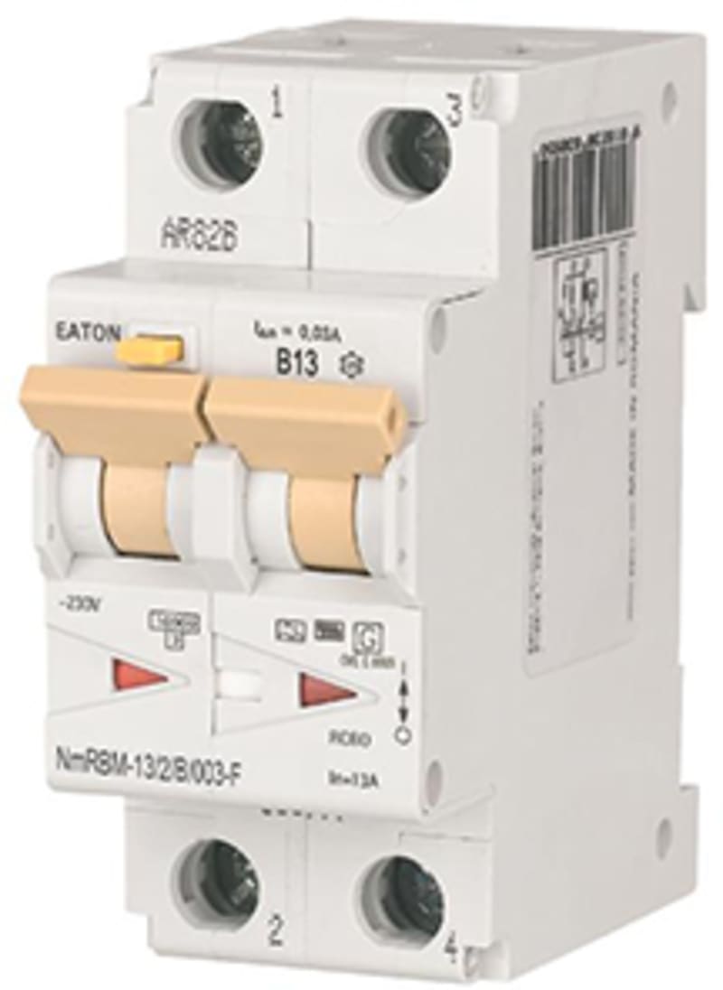 Residual current circuit breaker with overcurrent 13A B Type-F (MB-300092)