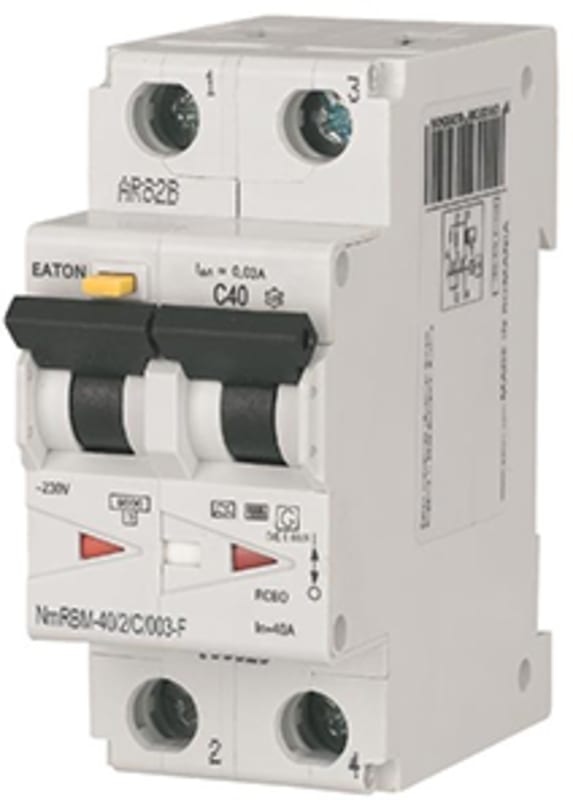 Residual current circuit breaker with overcurrent 40A C Type-F (MB-300070)