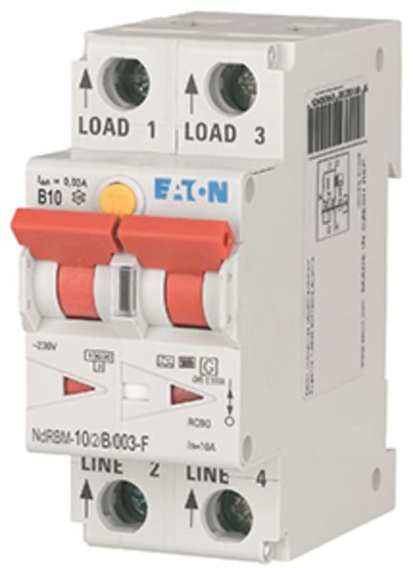 Residual current circuit breaker with overcurrent xDigital 10A B Type-F (300507)