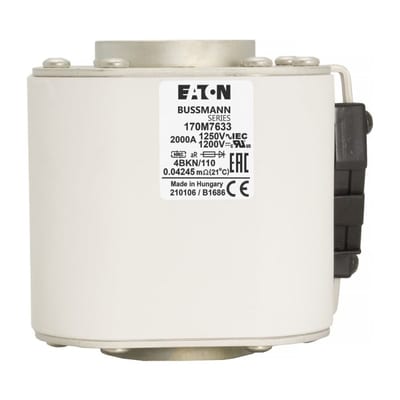 High-speed fuse 2000A 1250 VAC aR