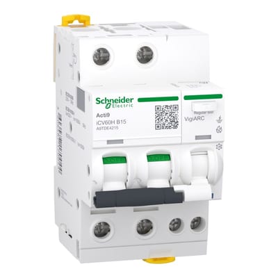 ACTI9 ICV60H ARC 2P B 15A 30MA RCBO AFDD