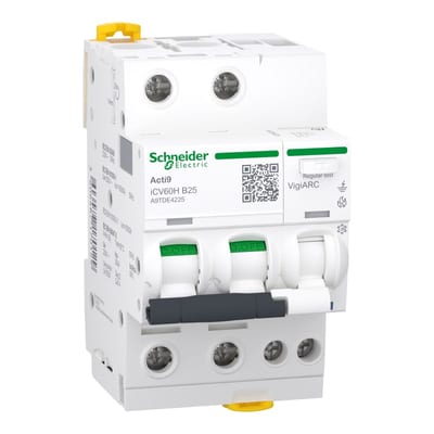 ACTI9 ICV60H ARC 2P B 25A 30MA RCBO AFDD