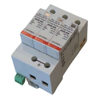 Overvoltage protection 3P with sign IT 40KA