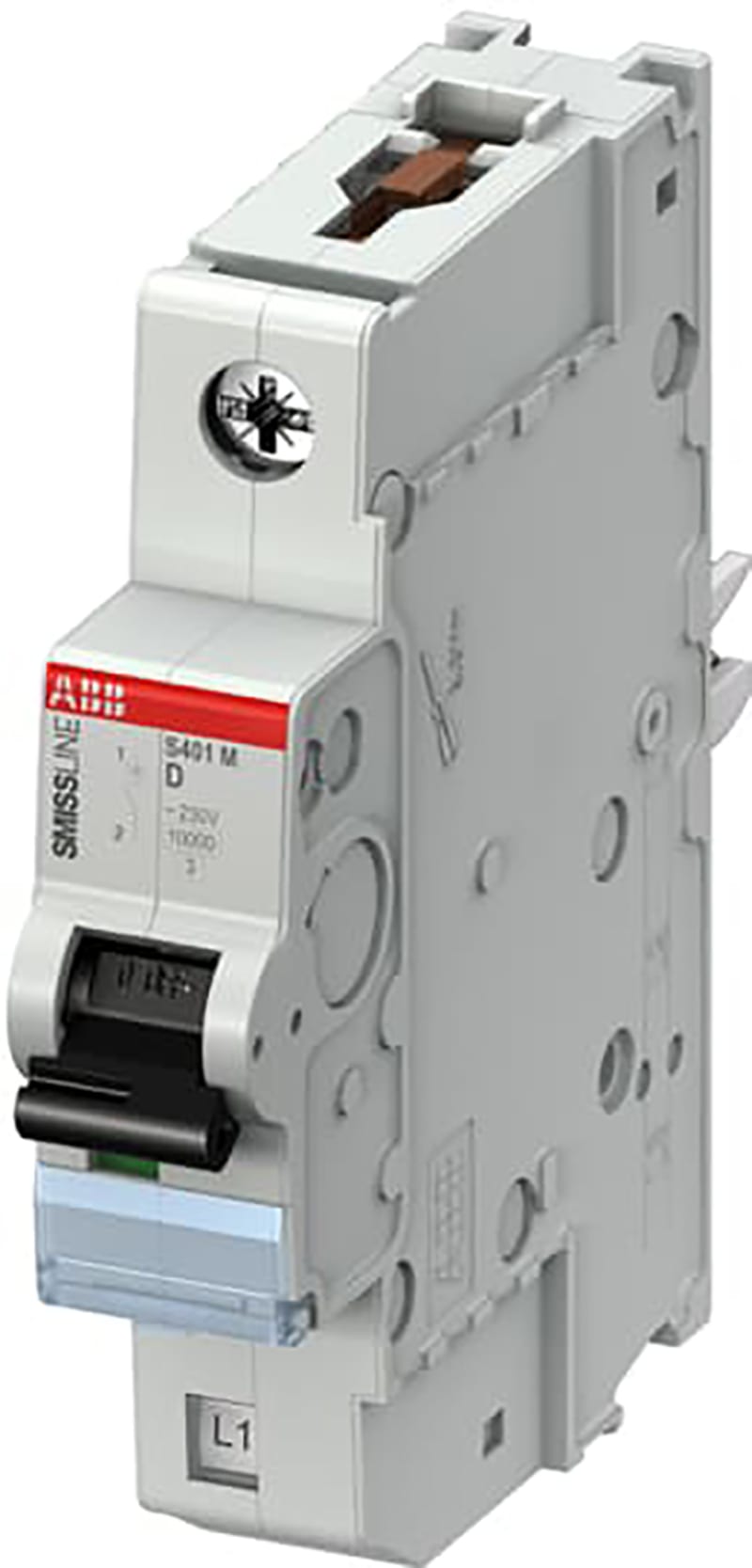 ABB S401-D16 Miniature Circuit Breaker — 1P, Type D, 16 A, 10 kA