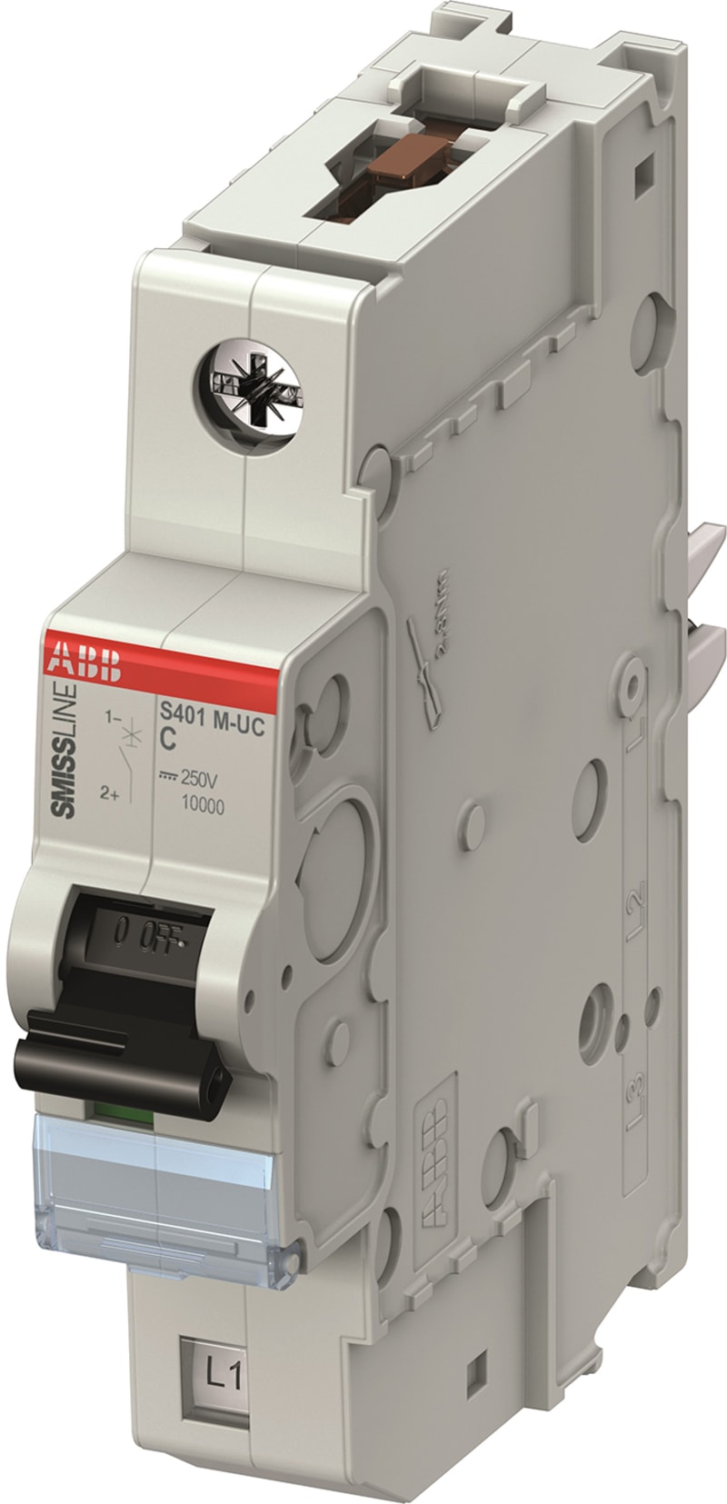 ABB S401-C0 Miniature Circuit Breaker — 1P, Type C, 0 A, 10 kA