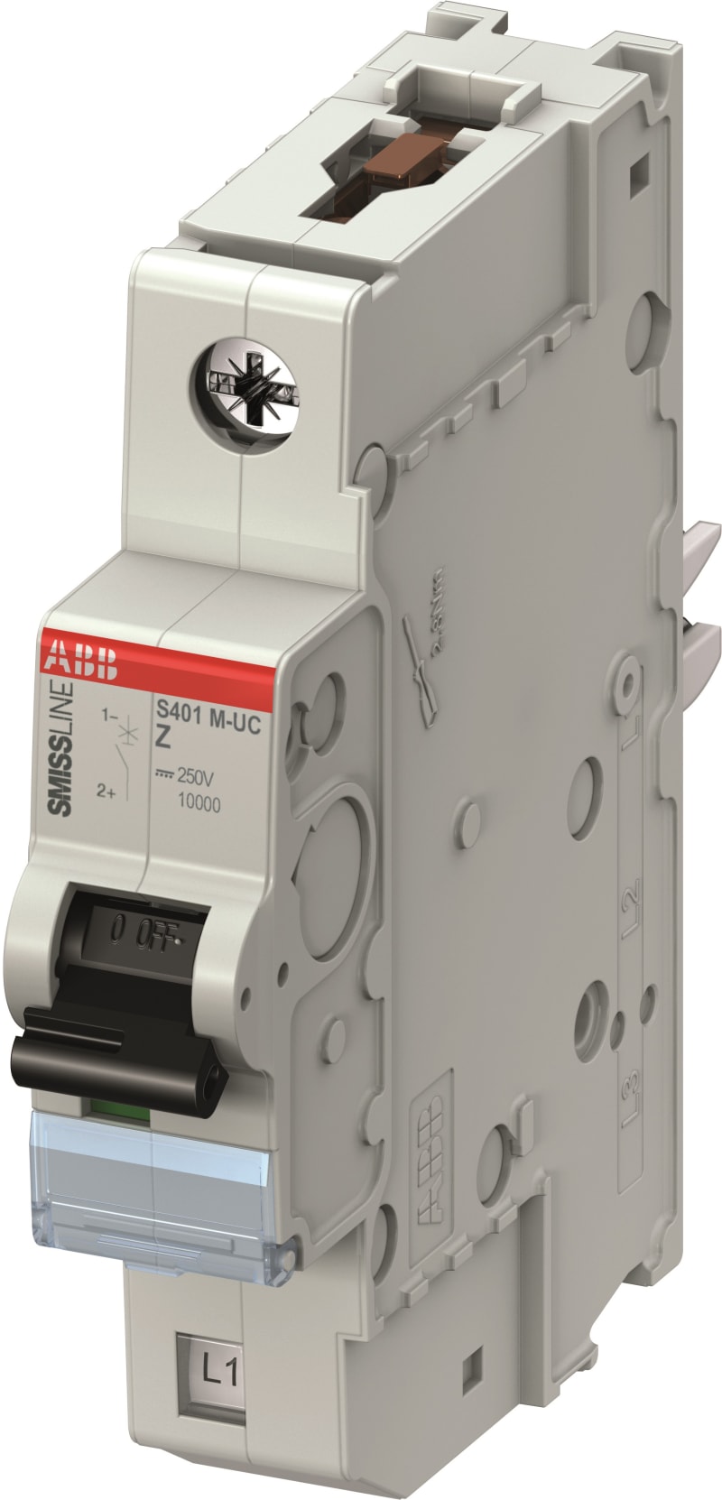ABB S401-Z10 Miniature Circuit Breaker — 1P, Type Z, 10 A, 10 kA