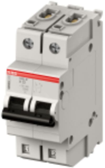 ABB S402-K8 Miniature Circuit Breaker — 2P, Type K, 8 A, 10 kA