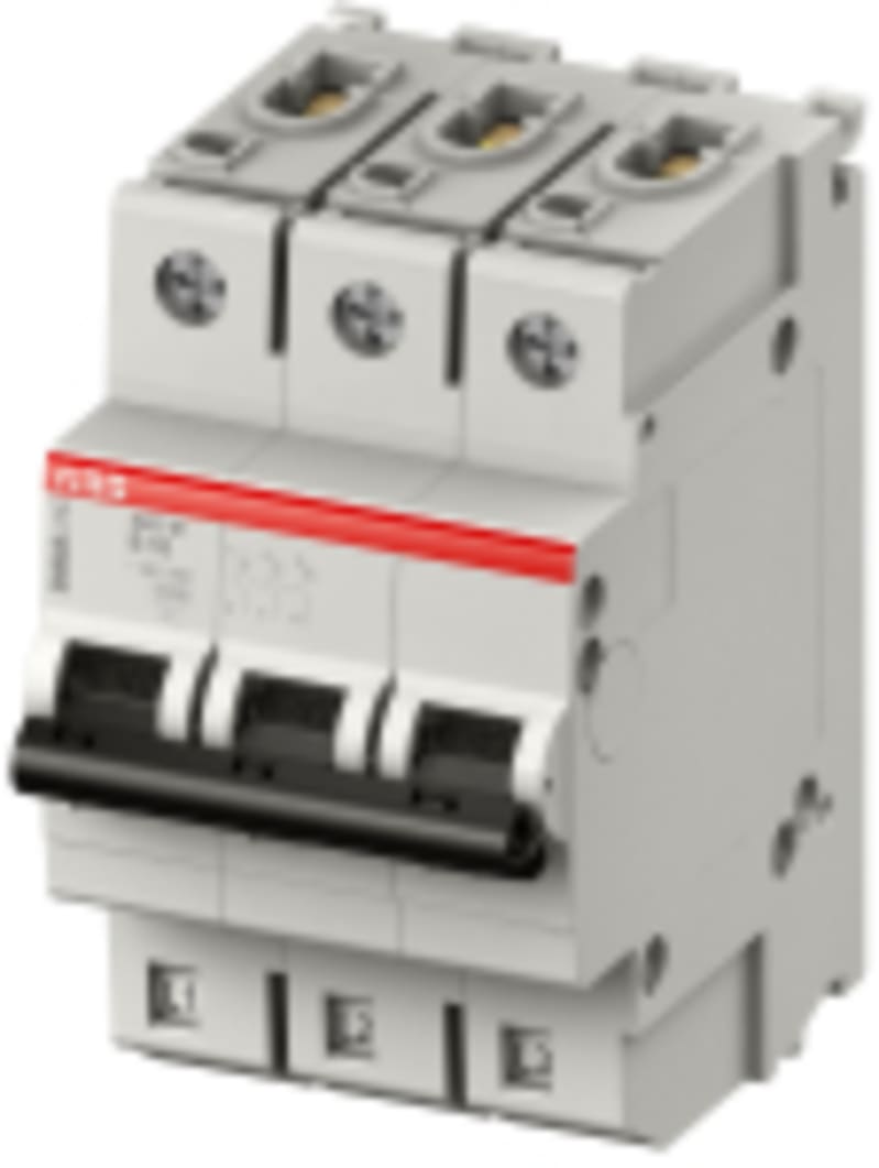 ABB S403-B50 Miniature Circuit Breaker — 3P, Type B, 50 A, 10 kA 2CCS573001R0505