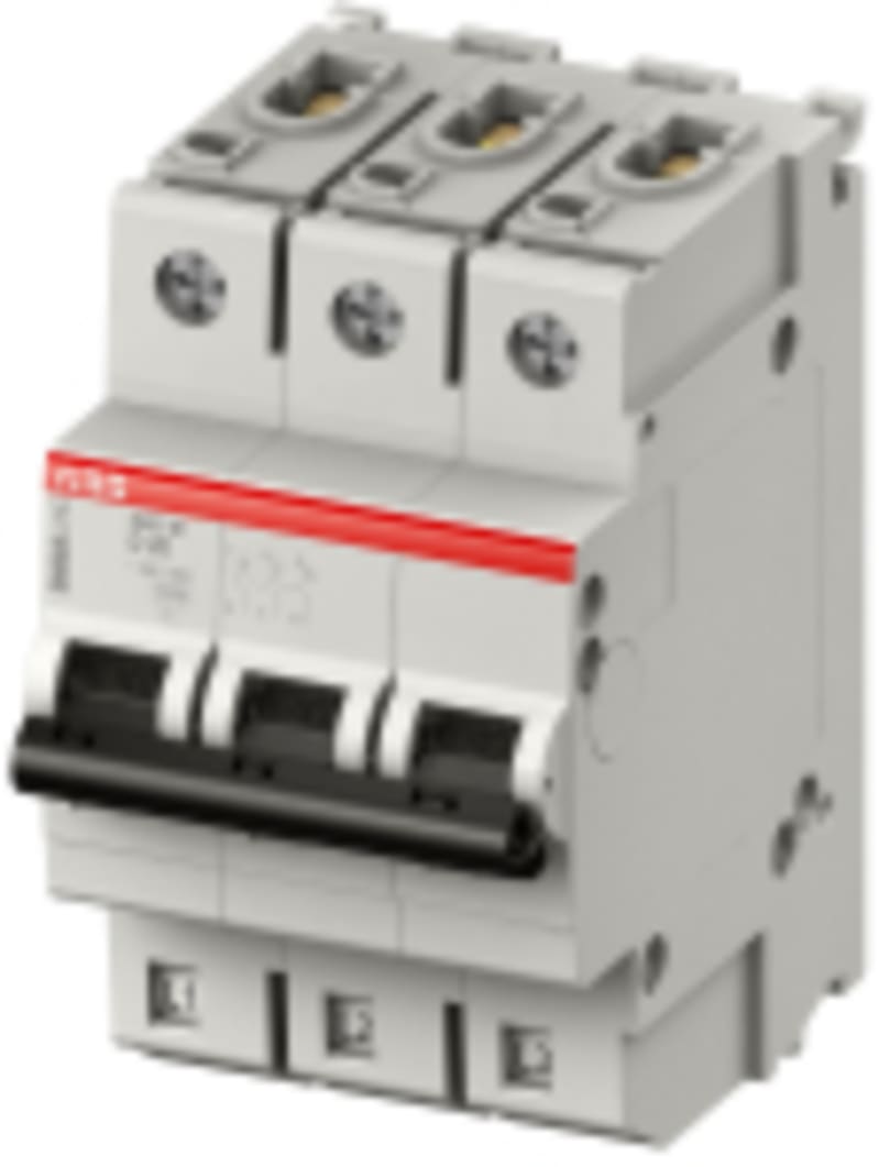 ABB S403-D63 Miniature Circuit Breaker — 3P, Type D, 63 A, 10 kA 2CCS573001R0631