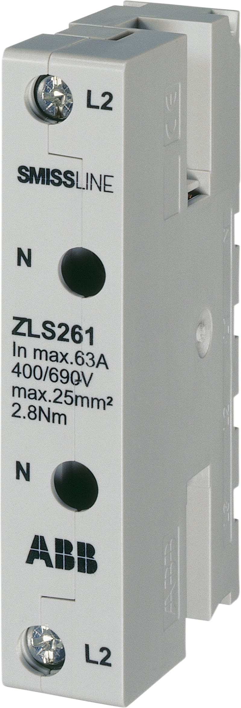 ABB the ZLS262 is an Incoming terminal block with LA, LB, 6 A 2CCA205307R0001