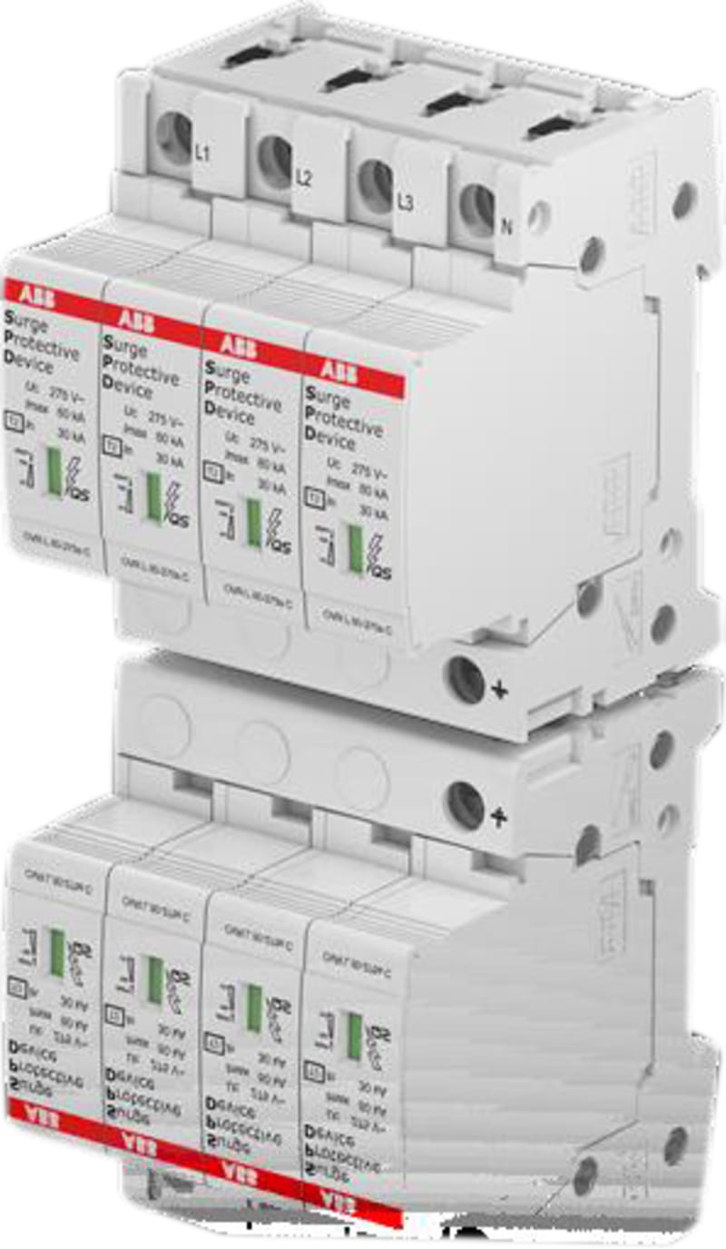 ABB 2CTB815708R2300 OVR T2 4L 80-275S P QS Surge Protective Device