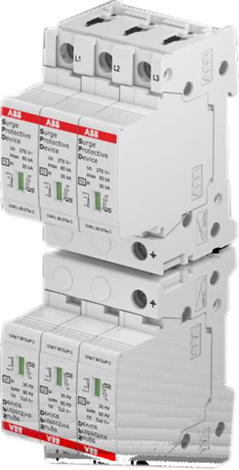 ABB 2CTB815708R1800 OVR T2 3L 80-275S P QS Surge Protective Device
