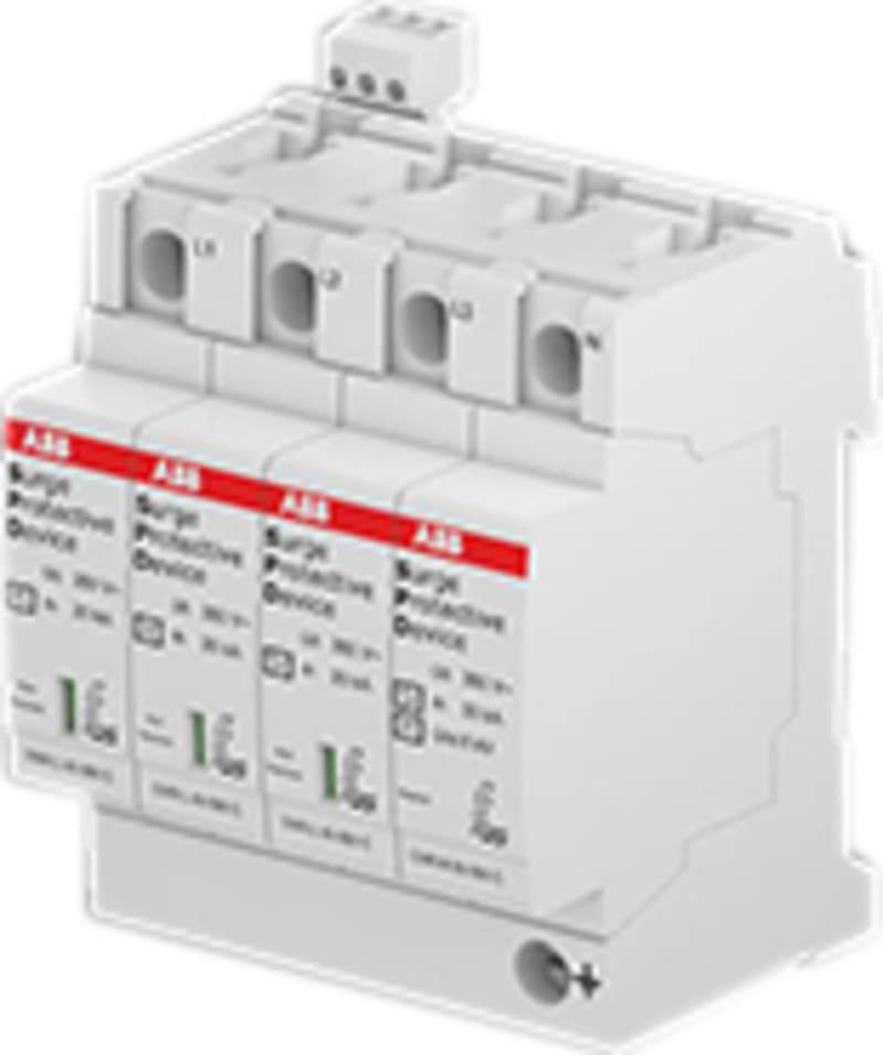 ABB 2CTB815708R5200 OVR T2 4L 80-440S P QS Surge Protective Device