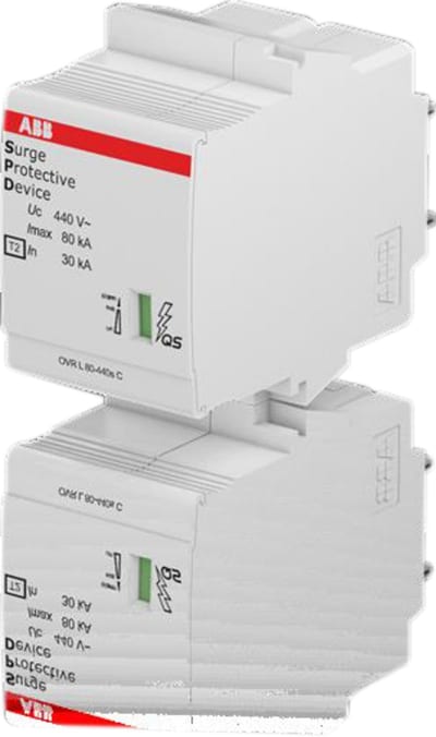 ABB 2CTB815708R5500 OVR T2 80-440S C QS Surge Protective Device
