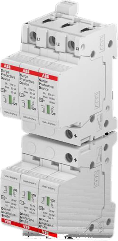 ABB 2CTB815708R0600 OVR T2 3L 80-275S P TS QS Surge Protective Device