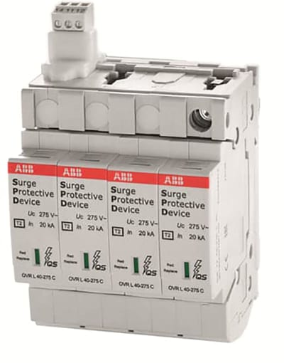ABB 2CCF606002R0001 ABB Surge Arester SMISSLINE TP Surge Arester Class 2 4POLE TT – TNS