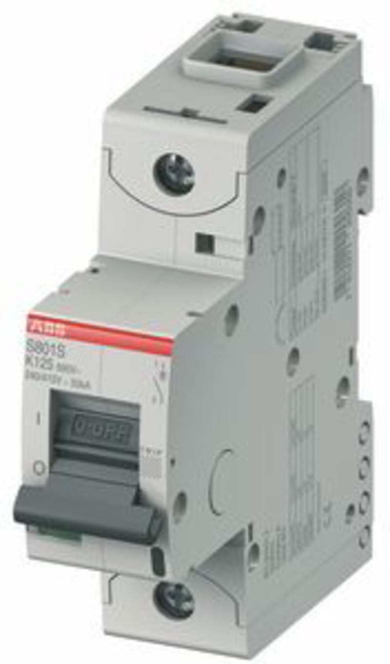 ABB S801S-K10 Miniature Circuit Breaker — 1P, Type K, 10 A, 50 kA