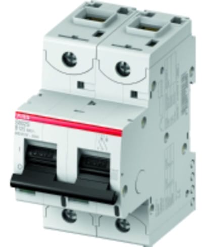 ABB S802S-K13 Miniature Circuit Breaker — 2P, Type K, 13 A, 50 kA