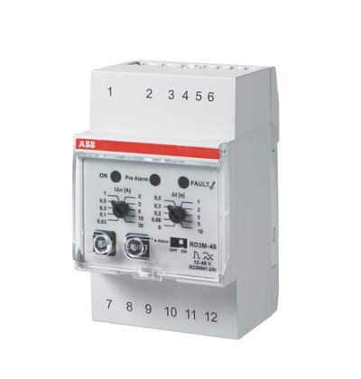 ABB RD3M-48 Residual Current Relay — Type A, 12 … 48 V AC/DC