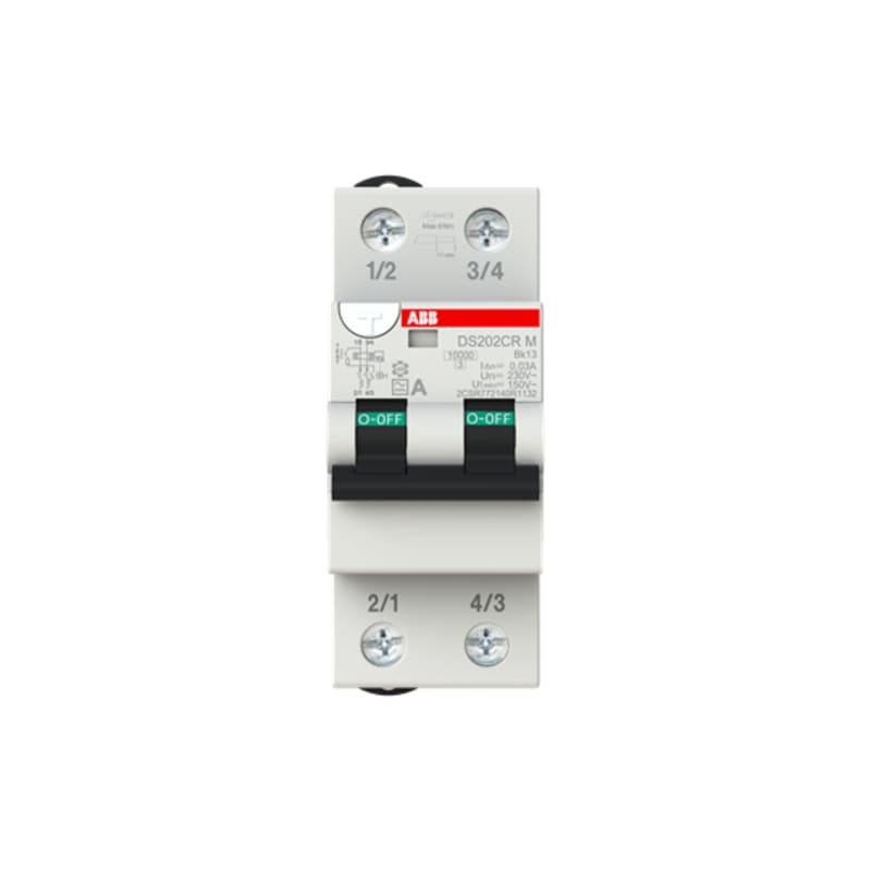 Residual Current Circuit Breaker WITH Overcurrent DS202CRM BK13A 30MA (DS202CR M BK13 A30)