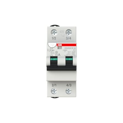 Residual Current Circuit Breaker WITH Overcurrent DS202CRM B16A 30MA BULK