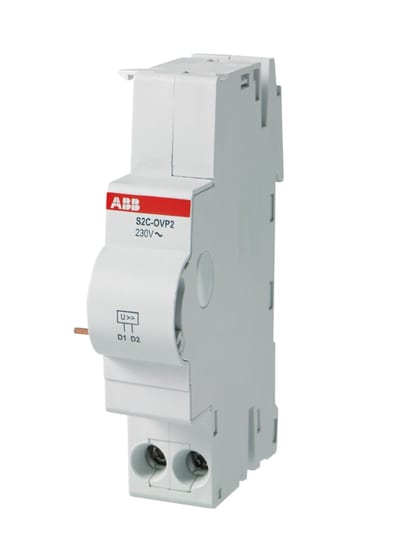 ABB the S2C-OVP2 overvoltage release has the function of monitoring voltage between the neutral and phase 2CSS200993R0005