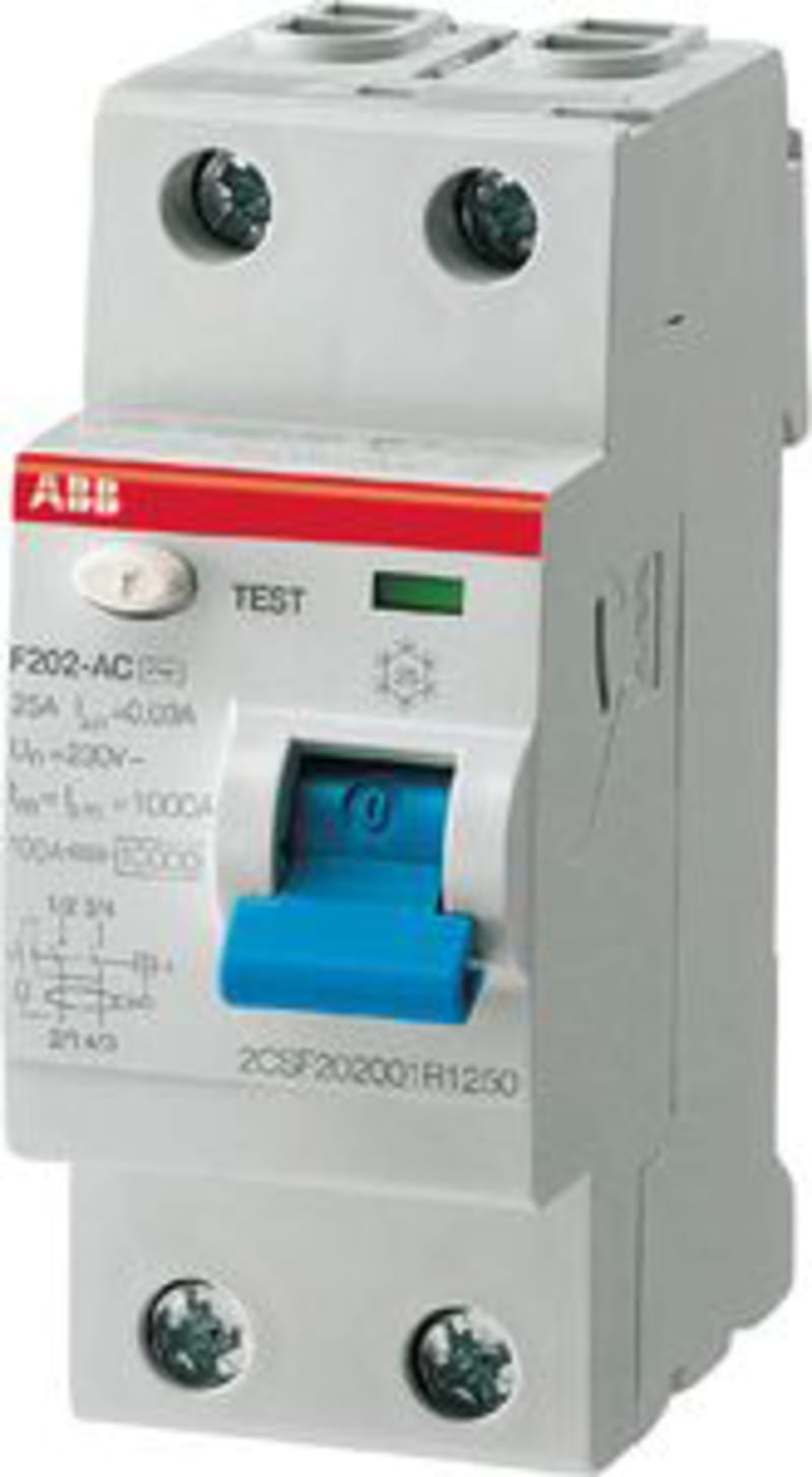 Residual Current Circuit Breaker F202 A 100A/30MA (2CSF202101R1900)