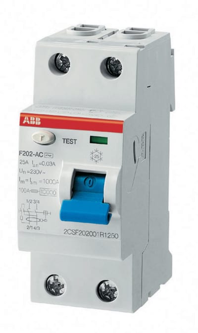 Residual Current Circuit Breaker F202 A S-100A/100MA