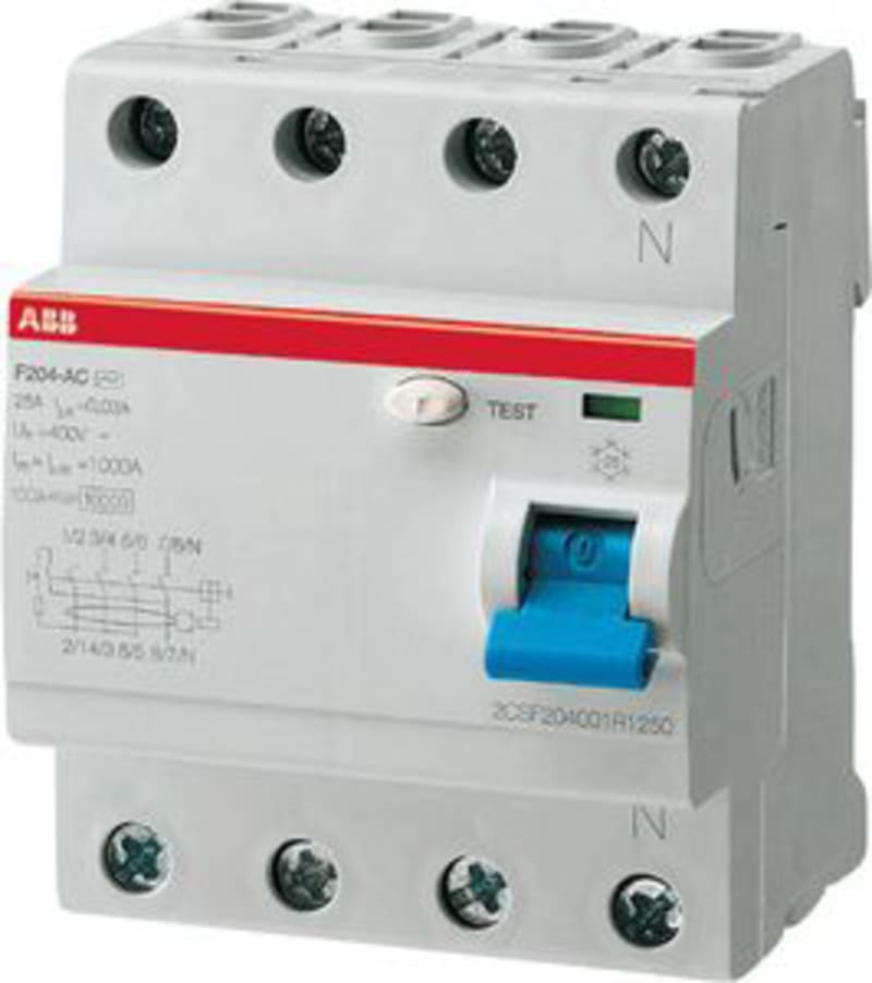 Residual Current Circuit Breaker F204 A 80A/30MA AP-R (2CSF204401R1800)