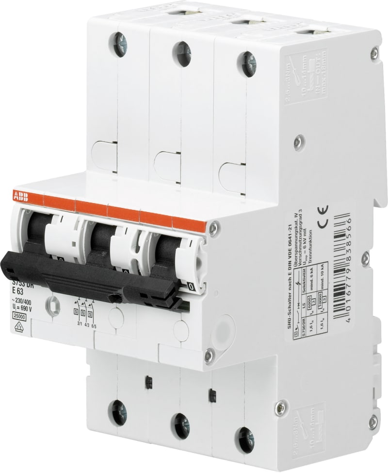 Main Circuit BREAKER S753DR-K63 SEL (2CDH783001R0607)