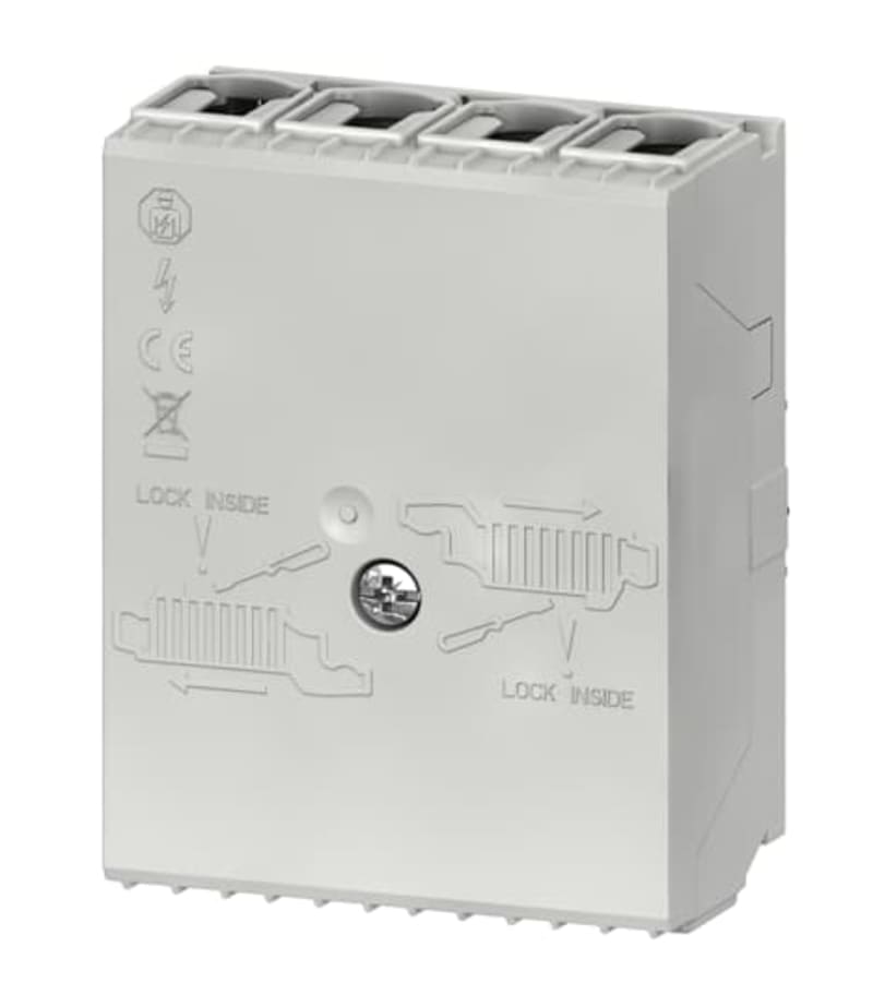 ABB 2CCF181818R0001 ABB Busbar system accessorie SMISSLINE TP Incoming block 3LN 160A for the SMISSLINE TP 125A and 250A system