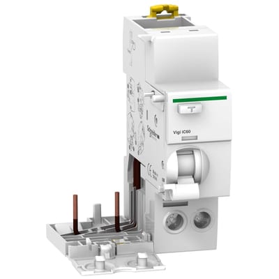 Schneider Electric Vigi IC60 - earth leakage add-on block - 2P - 25A - 300MA - A type A9V54225