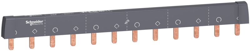 Schneider Electric ACTI9 - comb busbar - 1L+N - 18 mm pitch - 12 modules - 100 A A9XPH212